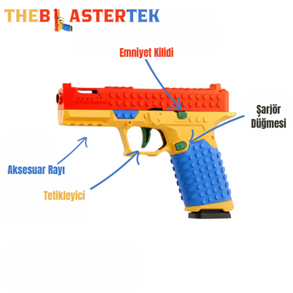 TheBlasterTek Tabanca – Parça Parça Yapılabilen Tuğla Tarzı Silah